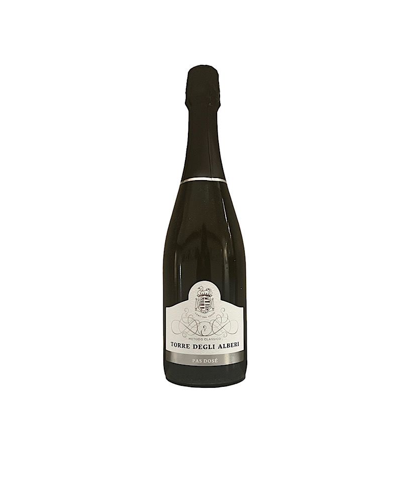 Oltrepò Pavese docg Metodo Classico Pinot Nero Pas Dosé Torre degli Alberi 2020